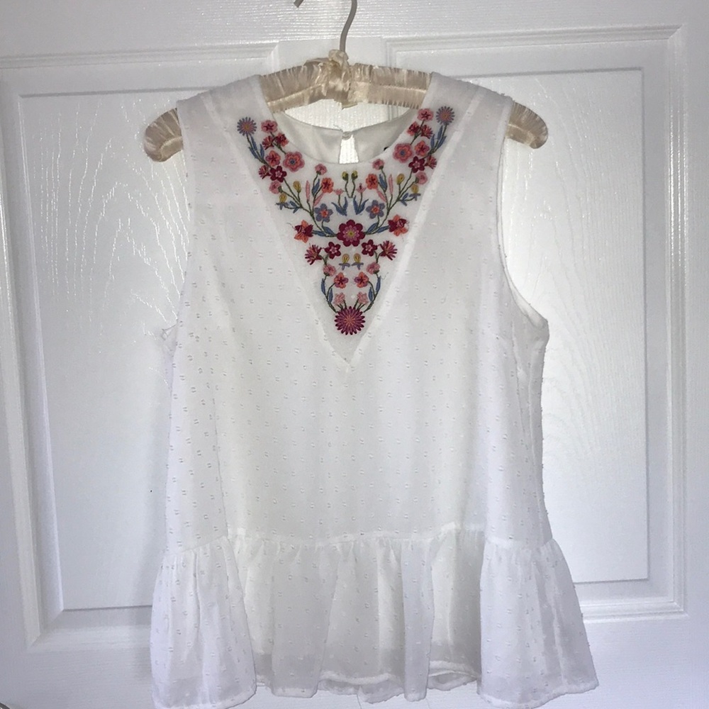 Francesca’s floral tank